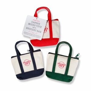 Trader Joe’s Micro Tote Bags with Grocery Bag Inside